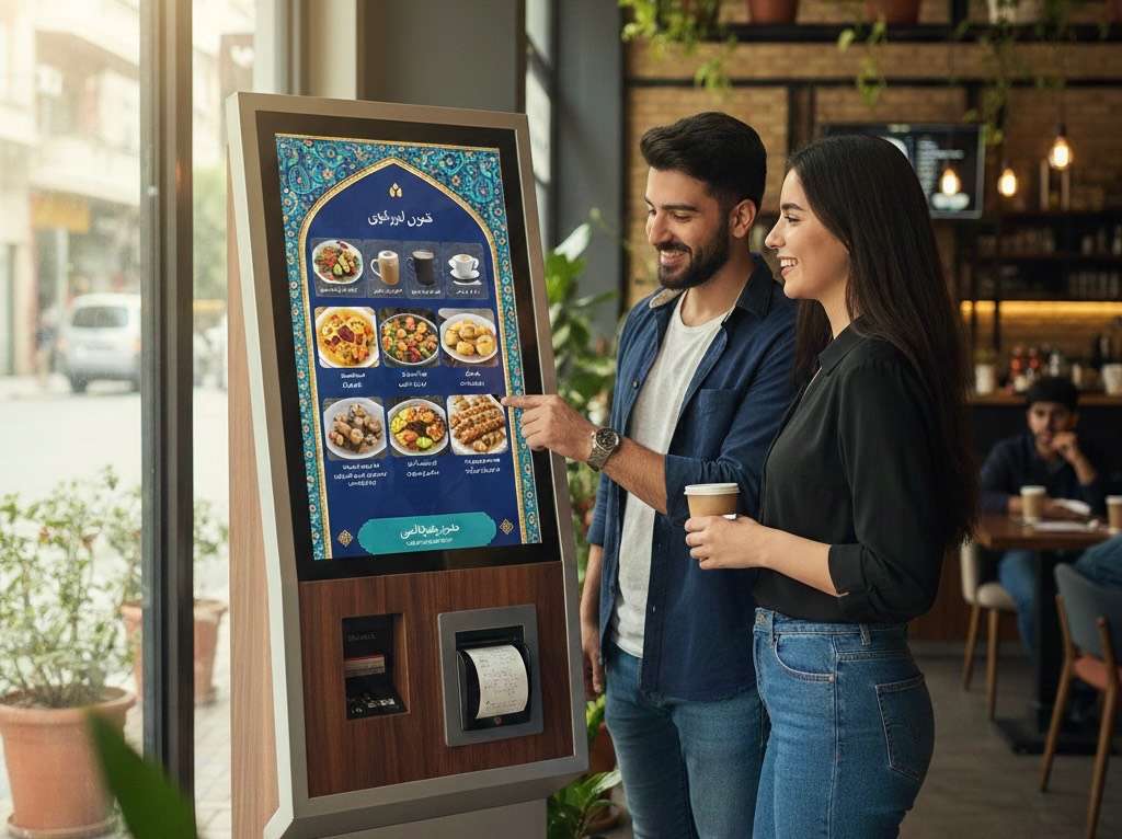 تفاوت کیوسک سفارش گیر ایرانی و وارداتی