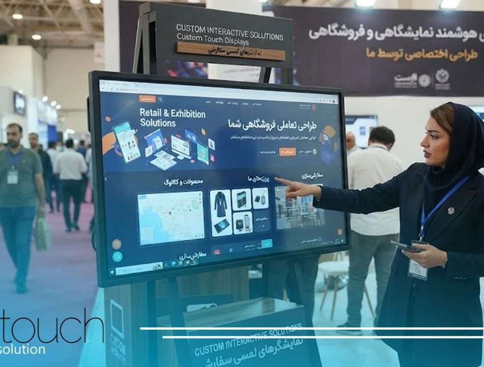 سفارش مانیتور لمسی سفارشی برای پروژه‌های فروشگاهی و نمایشگاهی