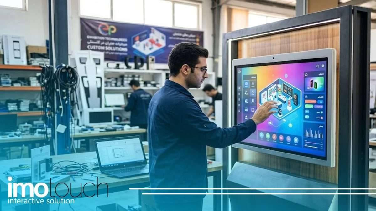 سفارش مانیتور لمسی سفارشی برای پروژه‌های فروشگاهی و نمایشگاهی