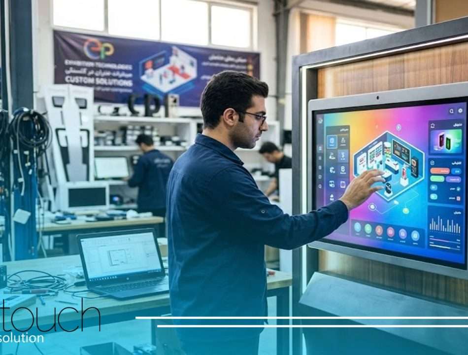 سفارش مانیتور لمسی سفارشی برای پروژه‌های فروشگاهی و نمایشگاهی